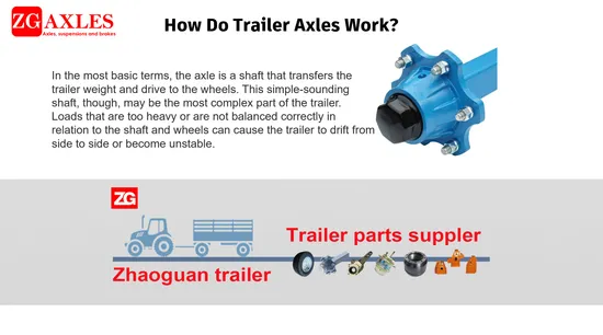 11200kg 90 Square Beam Manufacturer Semi Trailer Germany Axle for Trailer 