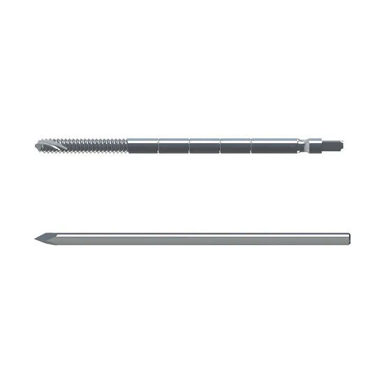 Orthopedic Steinmann Kirschner Wire Pins Femoral Tibial Traction Pin with Trocar Tip 