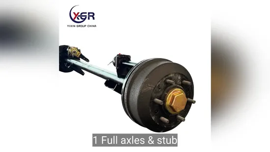 Reliable 3 Ton Capacity Trailer Axles Manufactured in China 