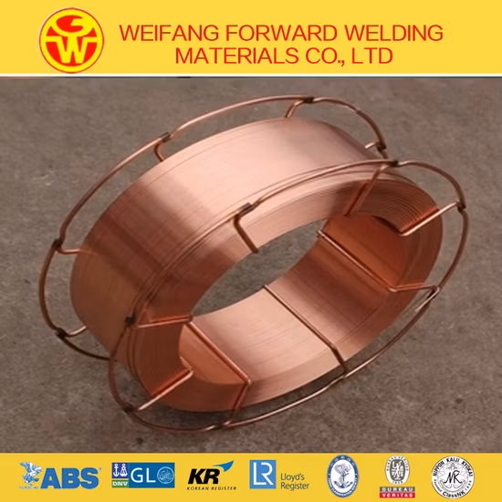 Aws A5.17 Em12 Submerged Arc Welding Wire Golden Bridge Welding Copper Wire From China