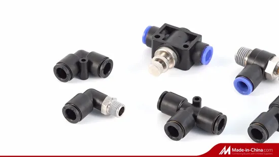 Wholesale Rapid Straight Push in Pneumatic Fitting Quick Metal Male Pneumatic Fittings