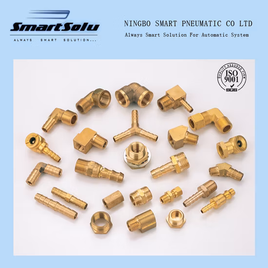 Brass Material Air Brake DOT Pneumatic Fittings