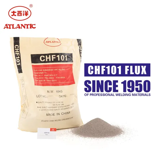 Atlantic CHF101 High Tensile Steels Saw Flux Wire Combination Aws A5.17 F6a0 Em12 Flux Low Price 