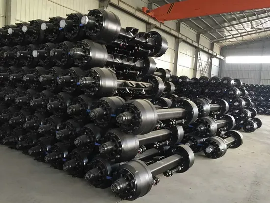 Super Sale Bp Germany Fw Amercian Type Axle Compatiable 13 16 18 25 Tons Trailer Axle Part 