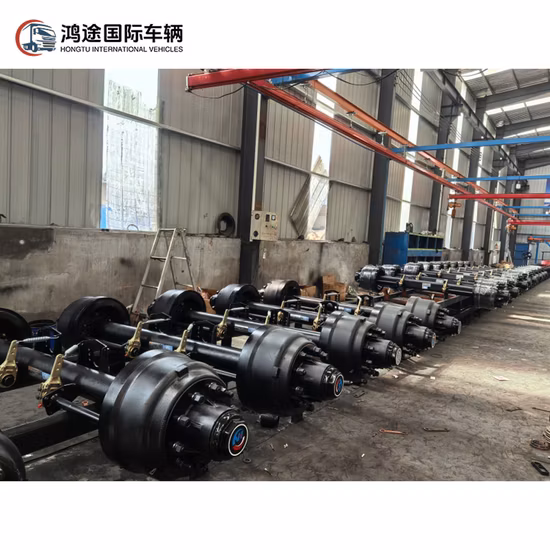 Hydraulic Brake BPW Trailer Axle Trailer Part Truck Axle Parts Trailer Axle BPW Axle for Sale